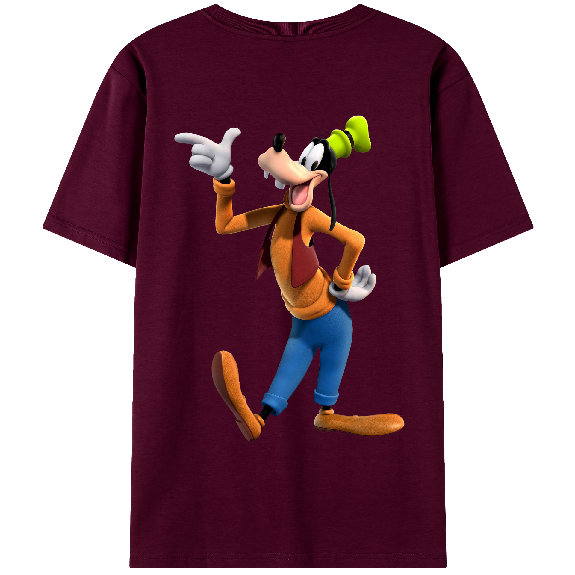 （画像用） ミッキーマウス Mickey Mouse レディース半袖Tシャツ(バックプリント)